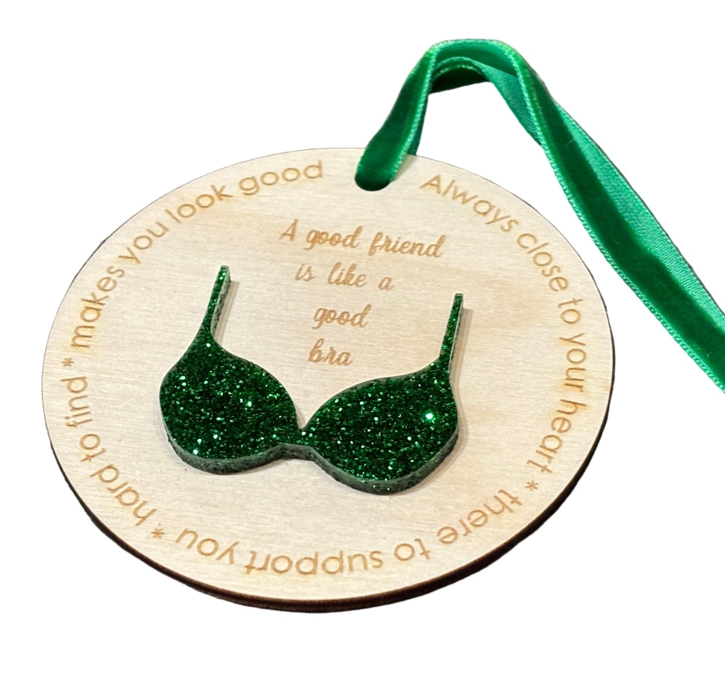 Green Good Friend Ornament