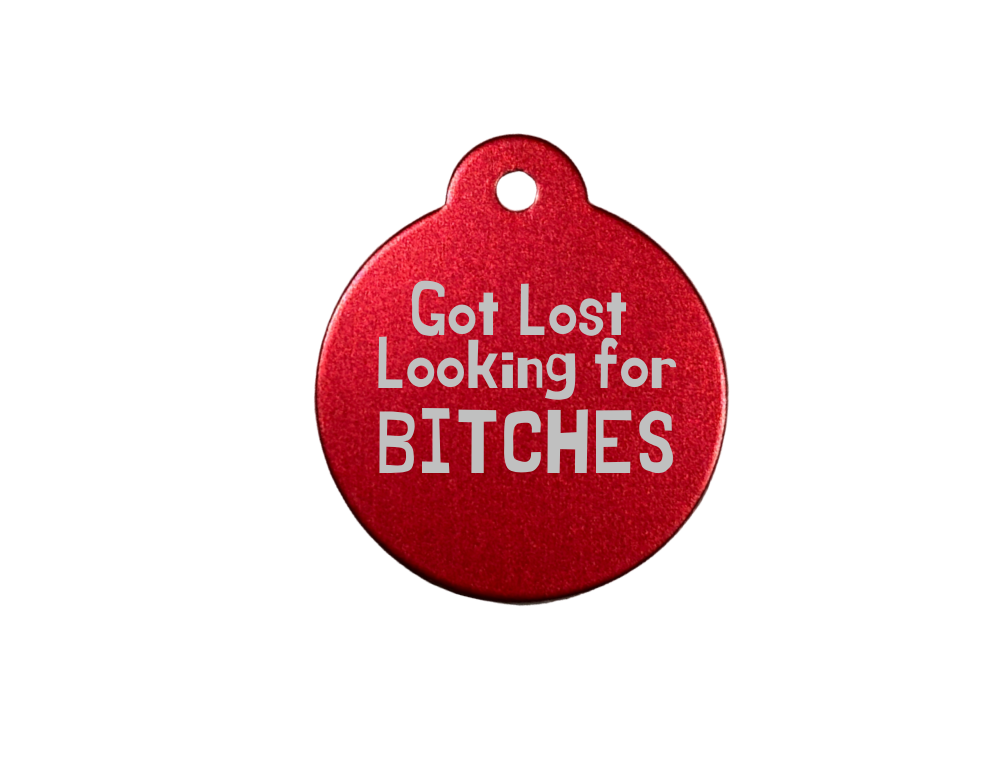 Personalize Red Dog Tag