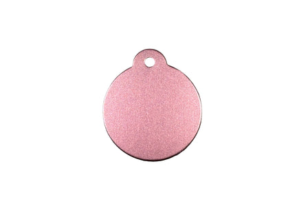 Personalize Light Pink Dog Tag