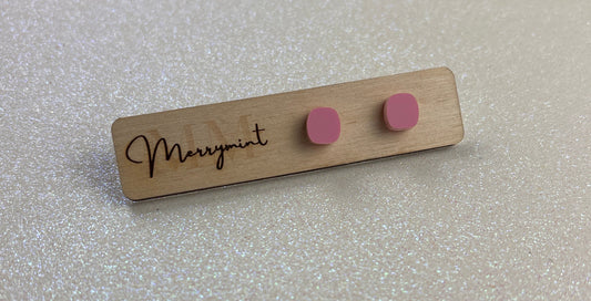 Square Stud Earrings