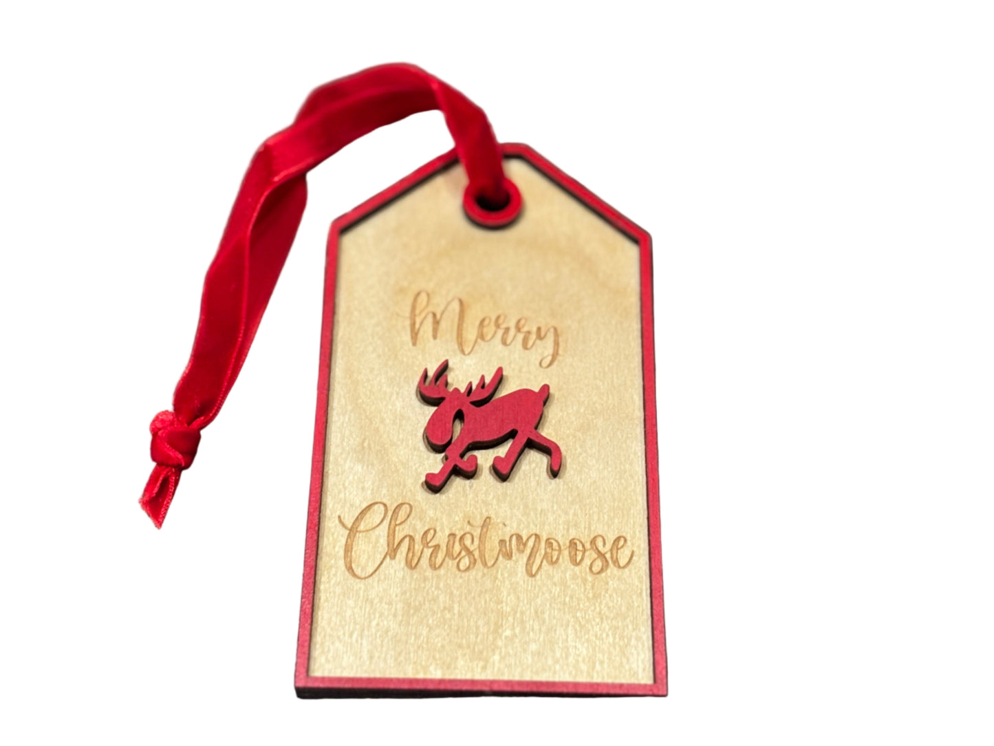 Merry Christmoose Ornament
