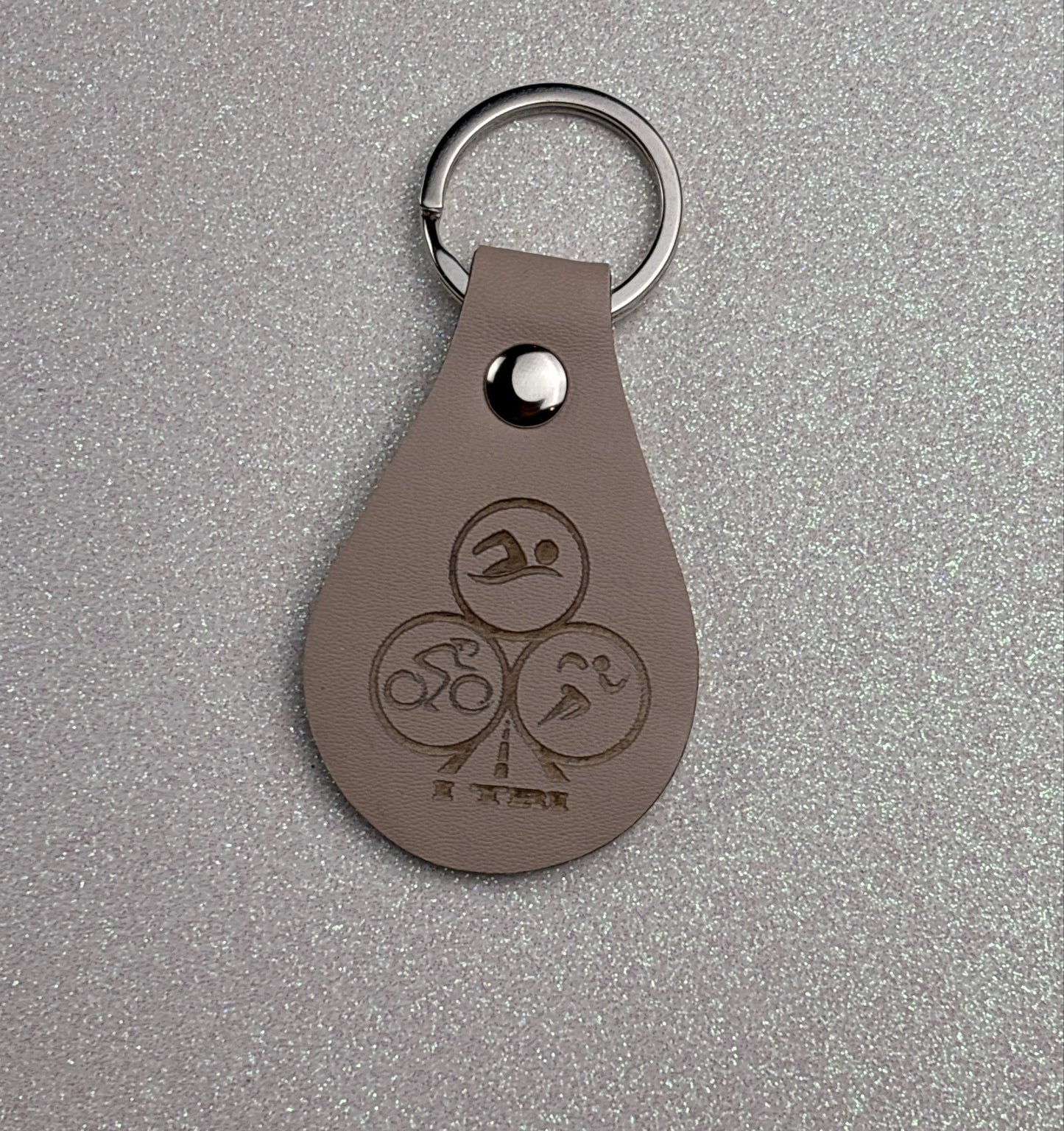 Triathlon Keychain - Nude