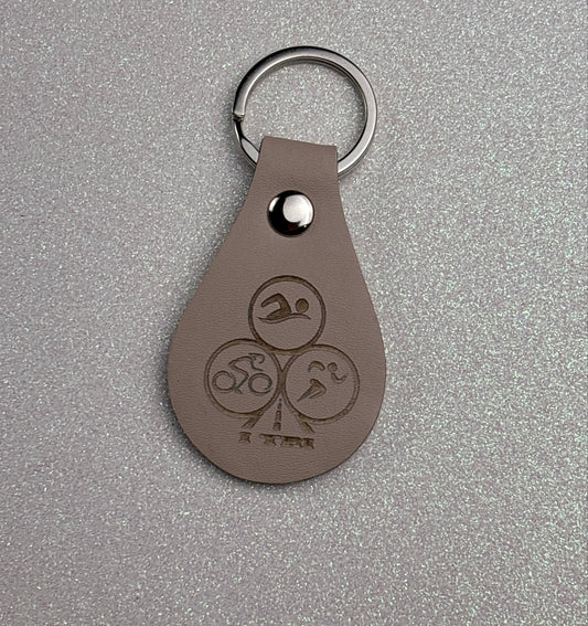 Triathlon Keychain - Nude