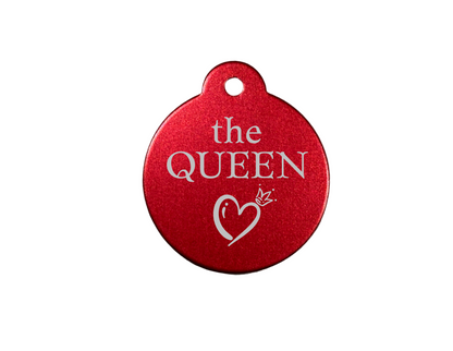 Personalize Red Dog Tag