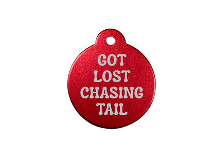 Personalize Red Dog Tag