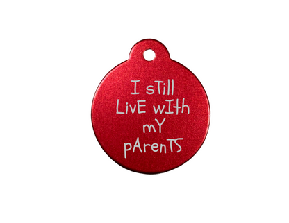 Personalize Red Dog Tag