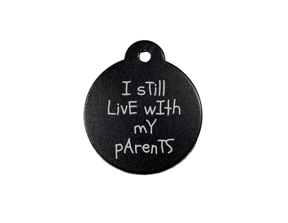 Personalize Black Dog Tag