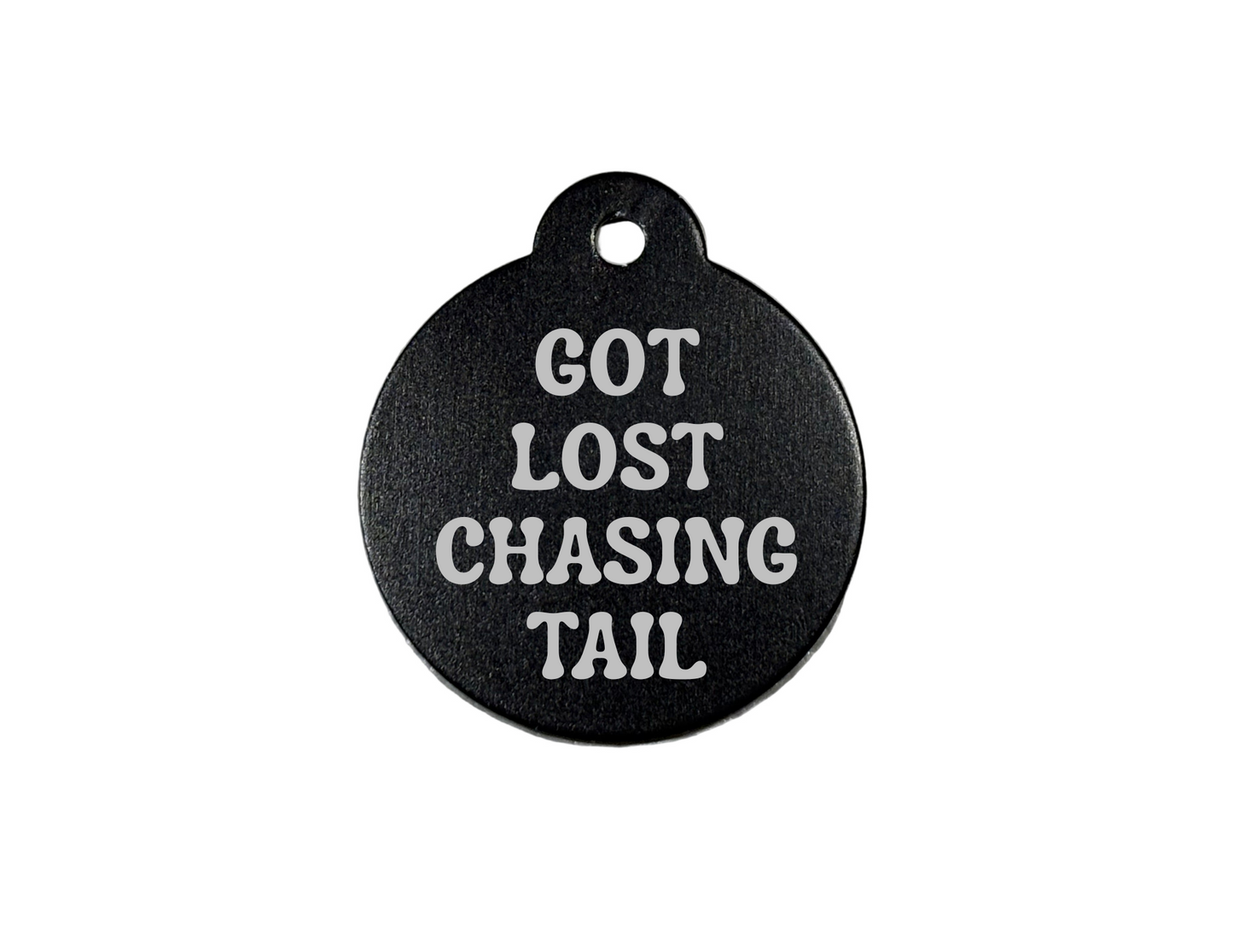 Personalize Black Dog Tag