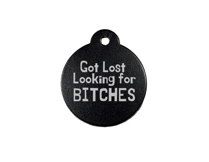 Personalize Black Dog Tag