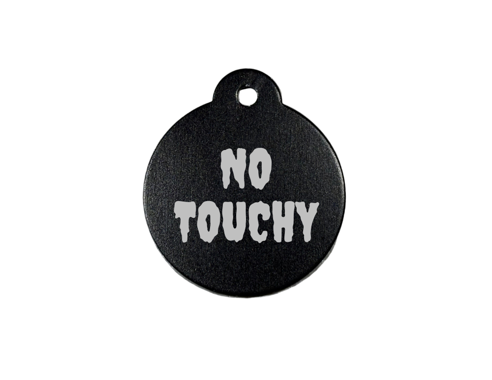 Personalize Black Dog Tag