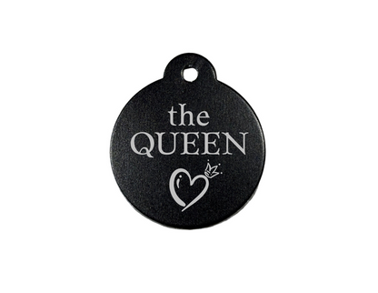 Personalize Black Dog Tag