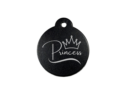 Personalize Black Dog Tag