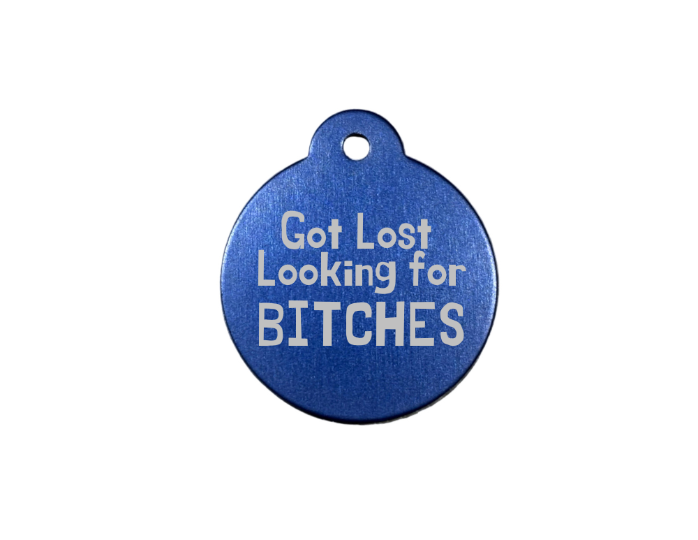 Personalize Blue Dog Tag