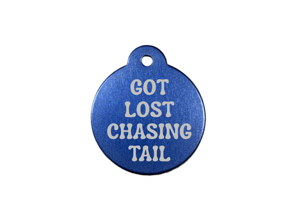 Personalize Blue Dog Tag