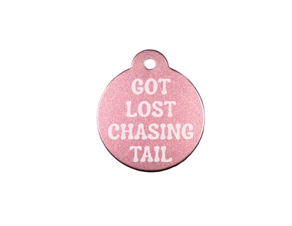 Personalize Light Pink Dog Tag