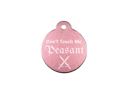 Personalize Light Pink Dog Tag