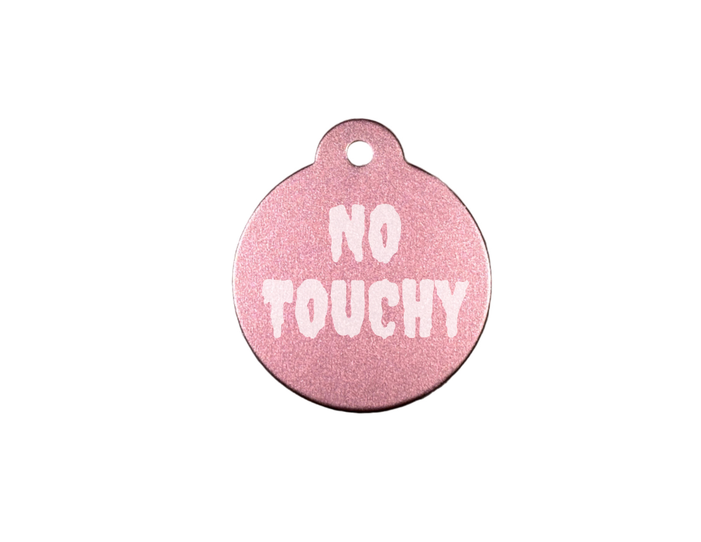 Personalize Light Pink Dog Tag