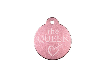 Personalize Light Pink Dog Tag