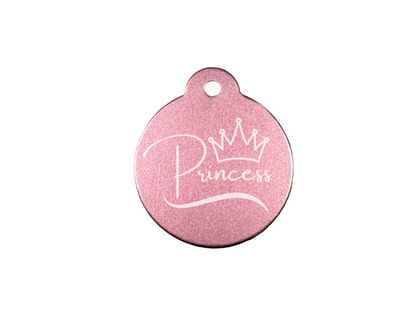 Personalize Light Pink Dog Tag