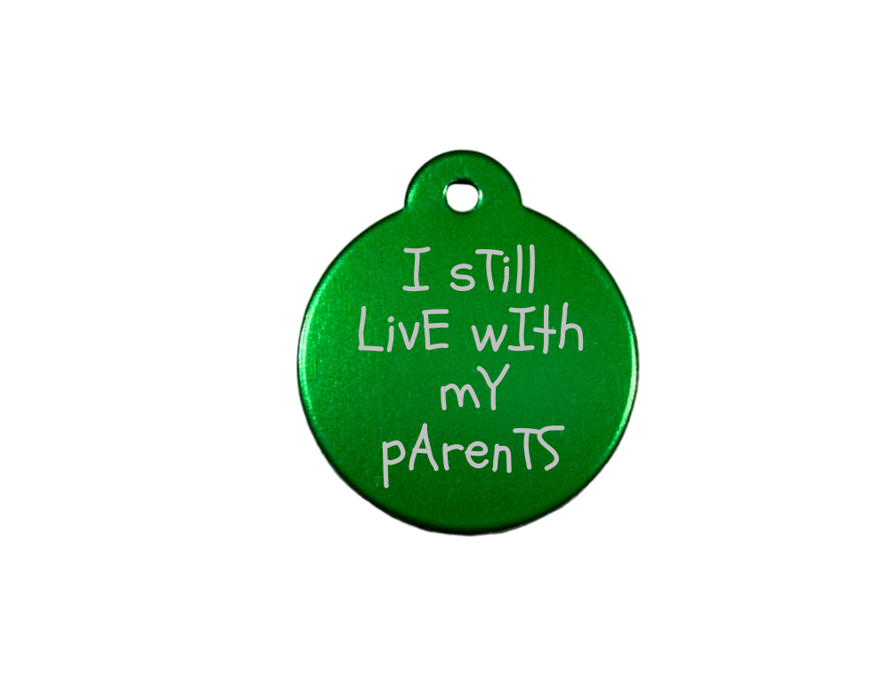 Personalize Green Dog Tag