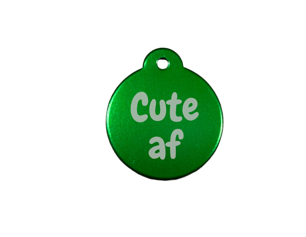 Personalize Green Dog Tag