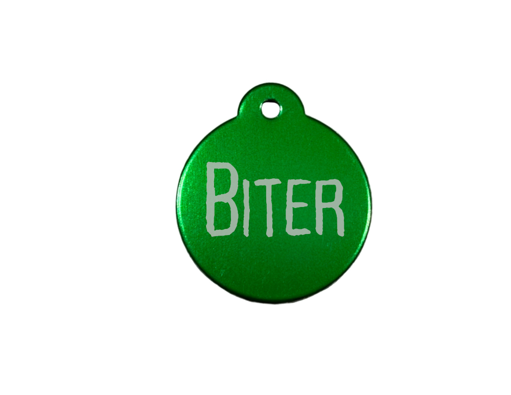 Personalize Green Dog Tag