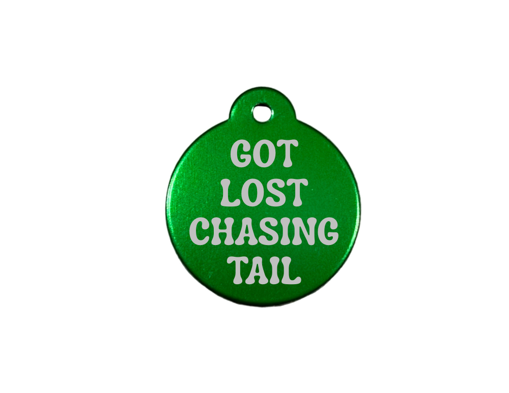 Personalize Green Dog Tag