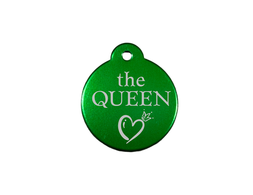 Personalize Green Dog Tag