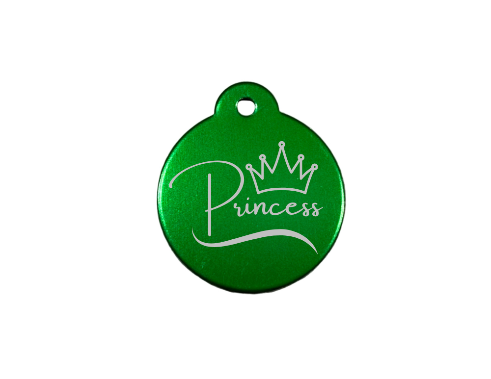 Personalize Green Dog Tag