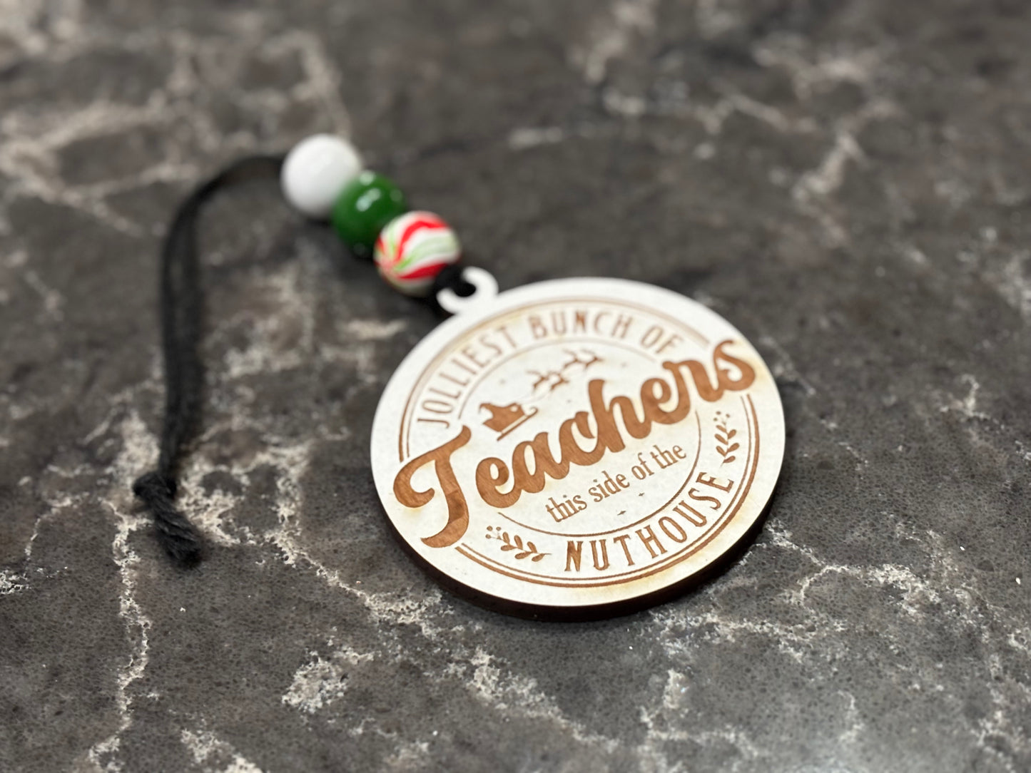 Jolliest Teachers Ornament