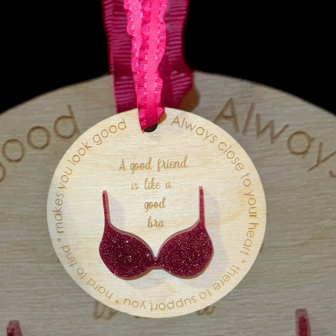 Pink Good Friend Ornament